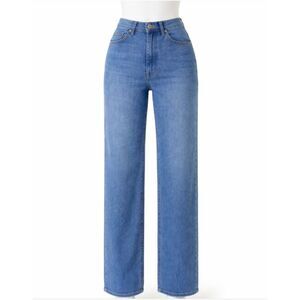 Seven7 High Rise Loose Straight Leg Jeans Size 10 NWT | Sustainable Denim